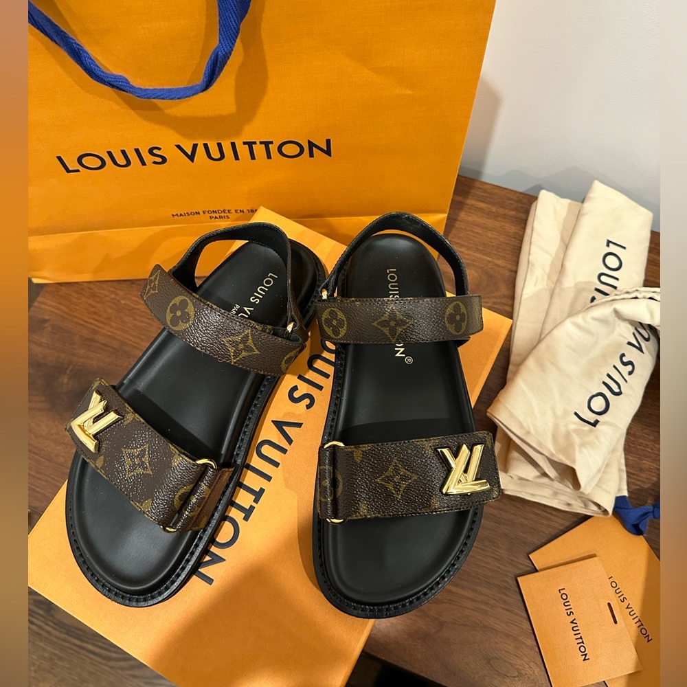 Sunset Comfort Flat Sandal Louis Vuitton